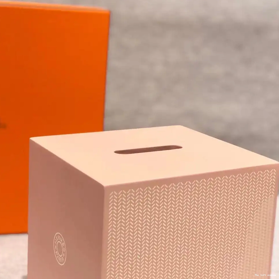 SQUARE HERMES KBOX TISSUE BOX 0516